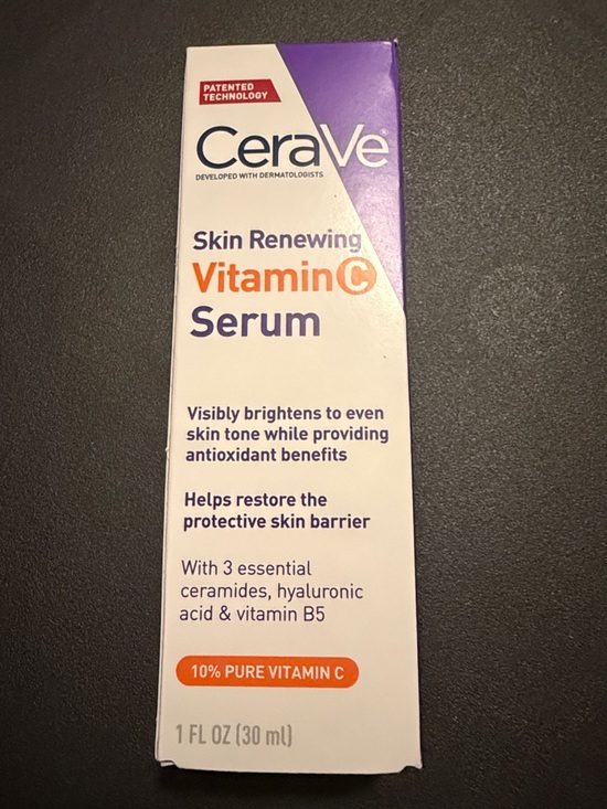 CeraVe Vitamin C Skin Renewing Serum 1 FL OZ & Eye Cream Duo - 0.5 FL OZ - Picture 5 of 8
